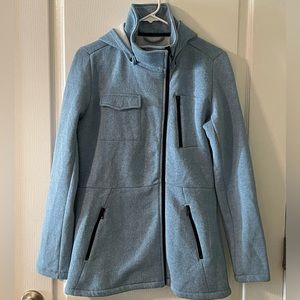 Hurley Winchester Fleece Jacket Hoodie, Cerulean Heather, Medium